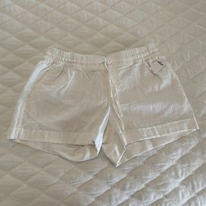 Old Navy White Linen Shorts with Drawstring (NWT)